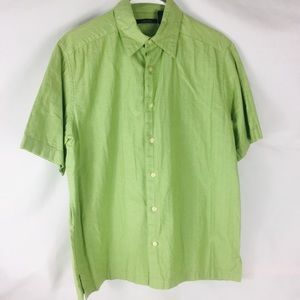 ‼️MOVING SALE‼️ Liz Claiborne Lime Green Stitch Button Down Shirt